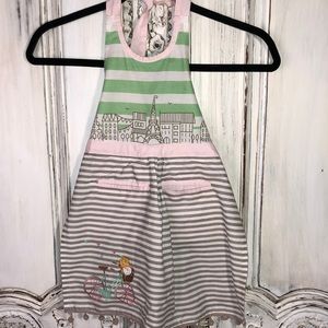 Kid’s Sur la Table French Inspired Embroidered Kitchen Bib Apron